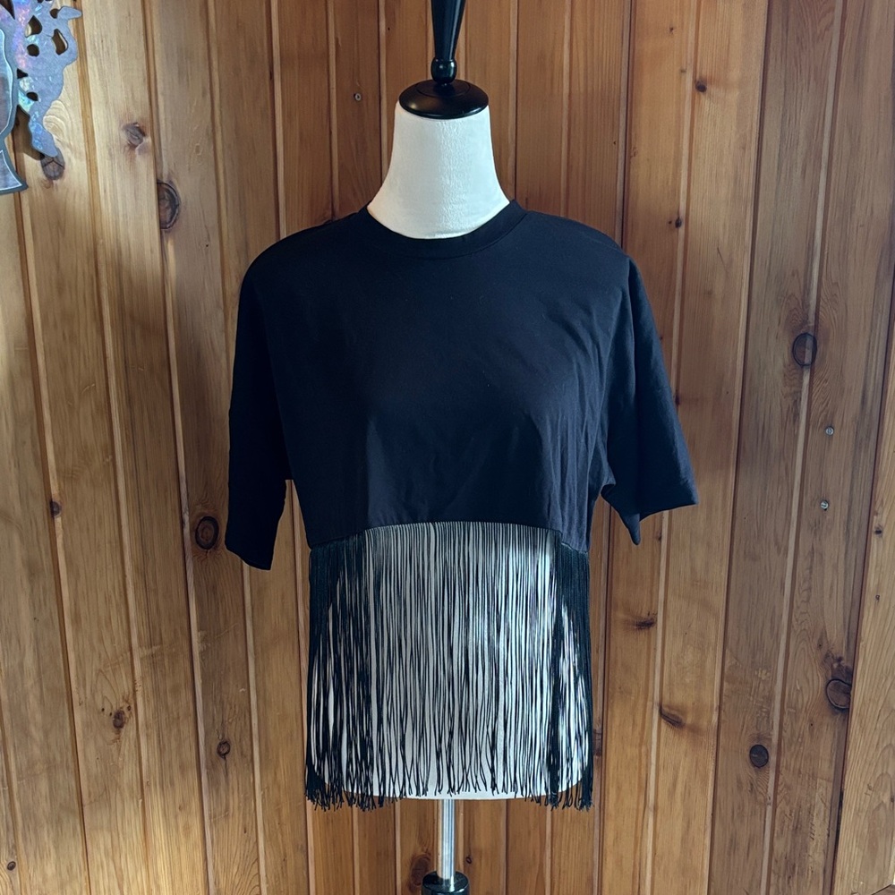 ASOS Crop Top with Fringes